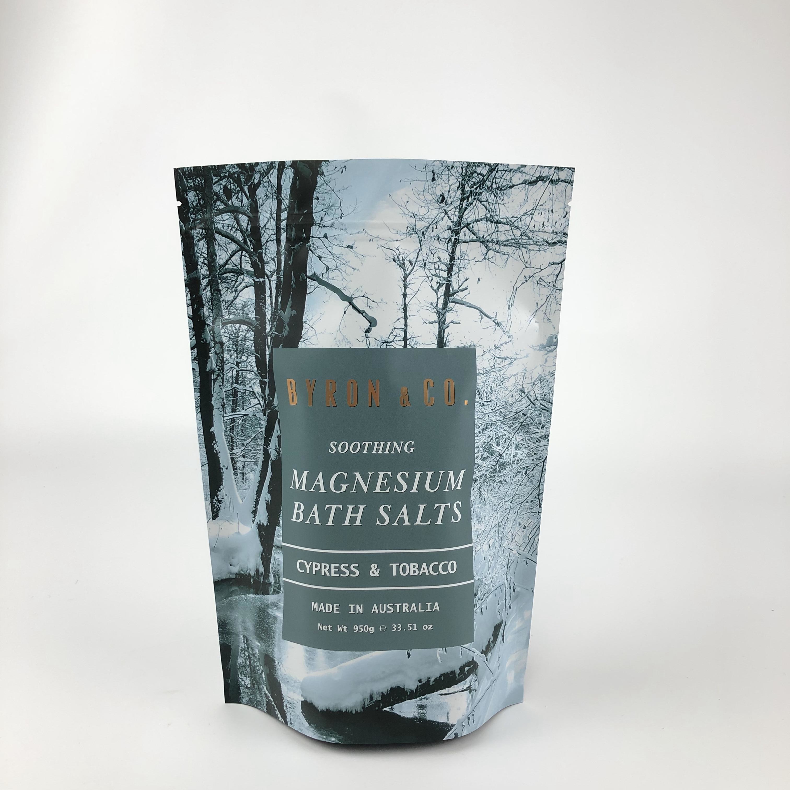 Variété de tailles de paquets d'échantillons de feuille pour les sacs Mylar de sel de bain dans l'article