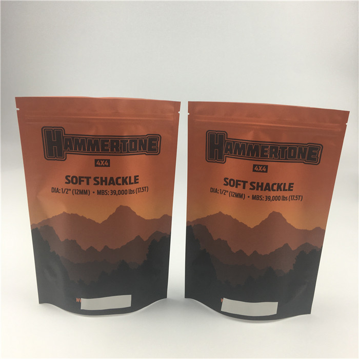 Sacs en papier kraft Sacs à thé Emballage avec sacs à trois côtés et soupape de dégazage