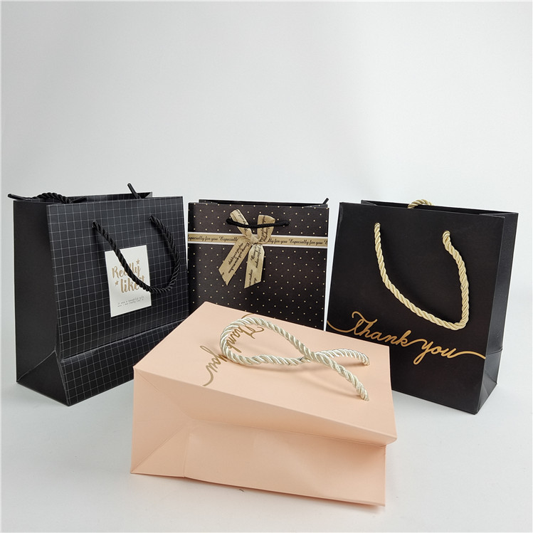 Impression numérique personnalisée de haute qualité Logo imprimé Sac de papier d'épicerie Emballage Blanc 110 grammes Réutilisable