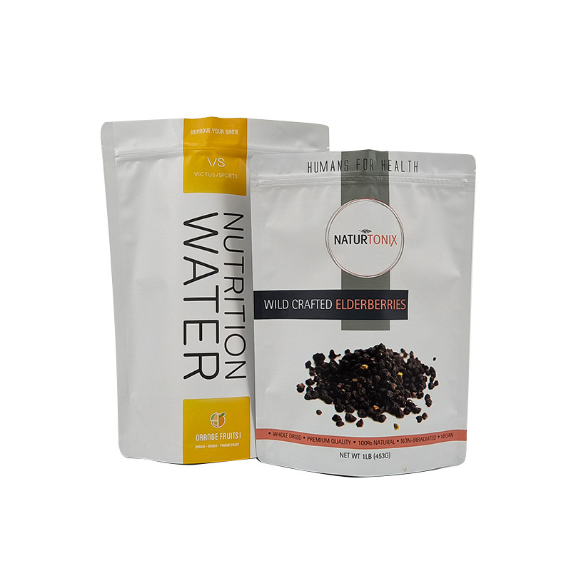 Effets de couleur Sacs de thé finis brillants ou mats Emballage dans des sacs debout recouvertables