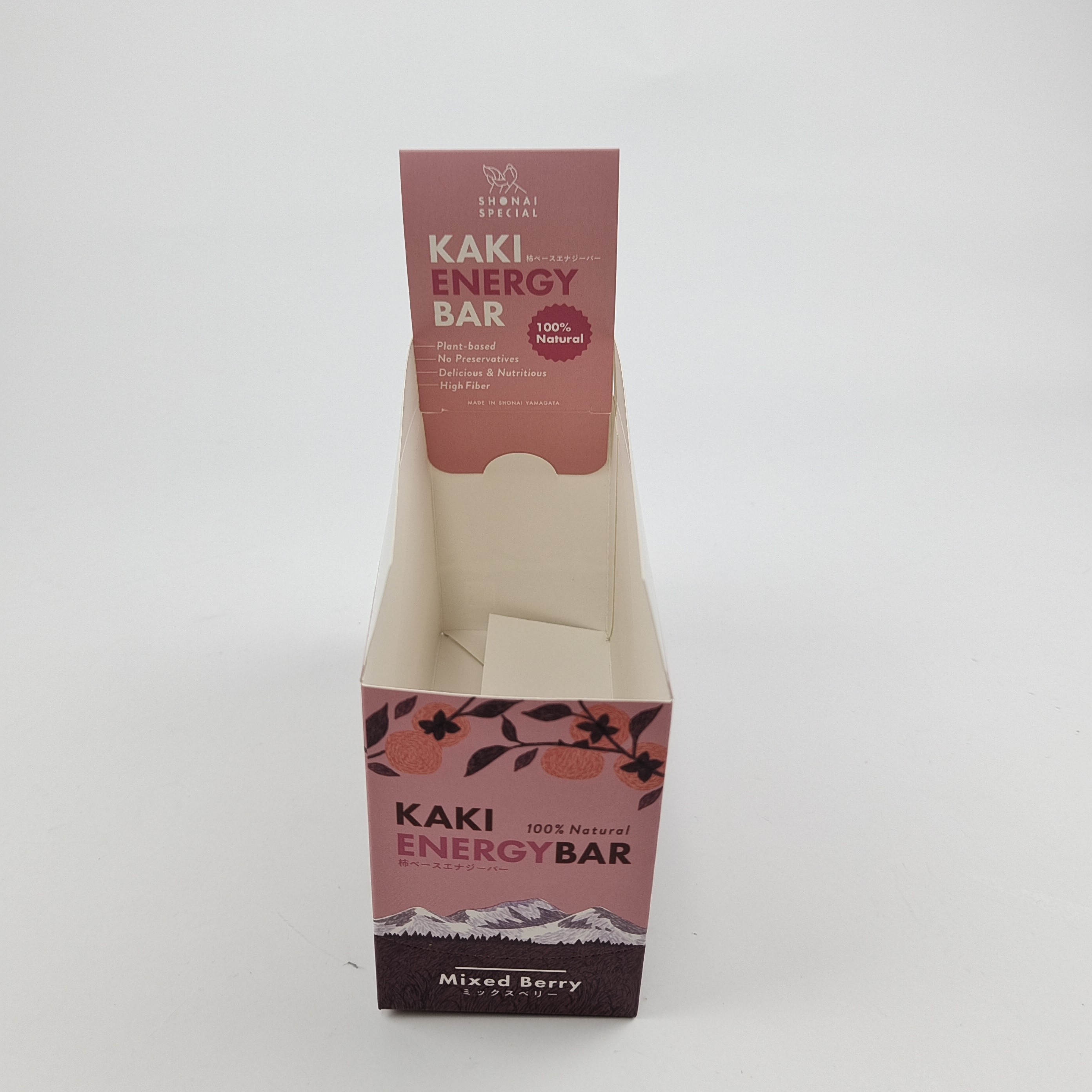 Mat Lamination Carton Counter Display Boîtes recyclables pour le commerce de détail