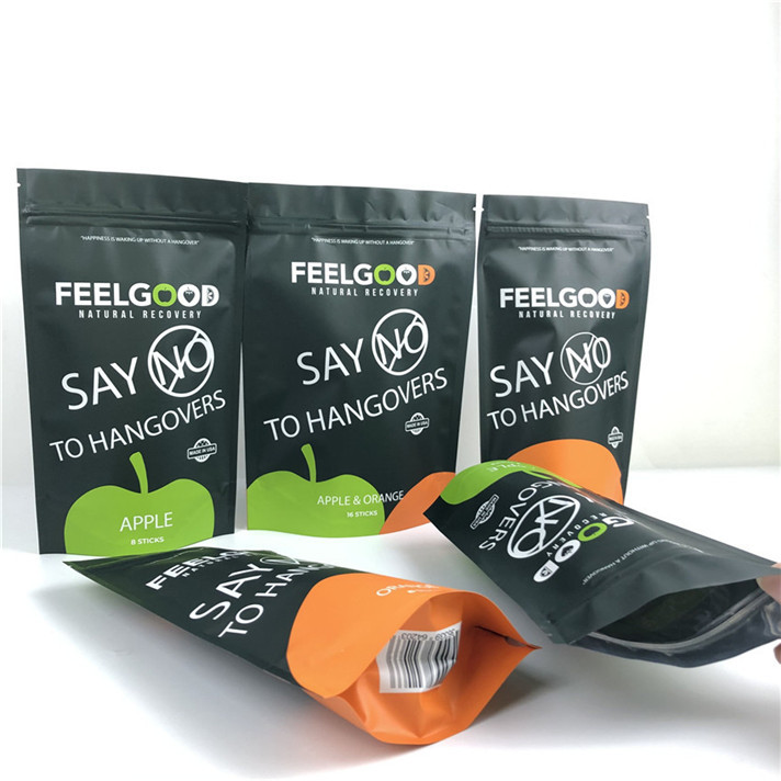 Logo personnalisé imprimé sac fermeture à glissière anti-odeur sacs d'emballage en plastique étanches