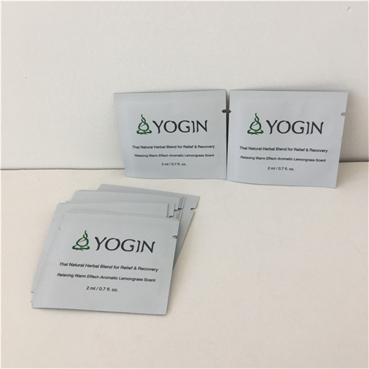 Sac scellé à trois côtés écologique Mylar avec fermeture à glissière