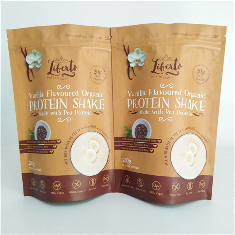 Sacs d'emballage pour collations en couleur MOPP VMPET PE Mat Finition noire étanche à l'humidité