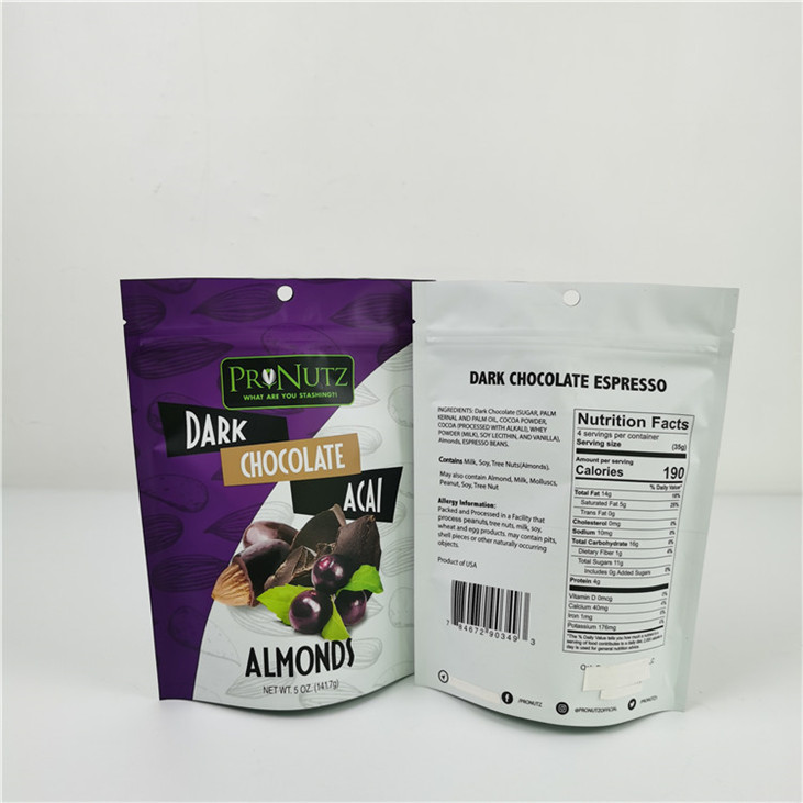 Impression numérique personnalisée PE Fermeture à glissière Poche écologique et serre à chaud