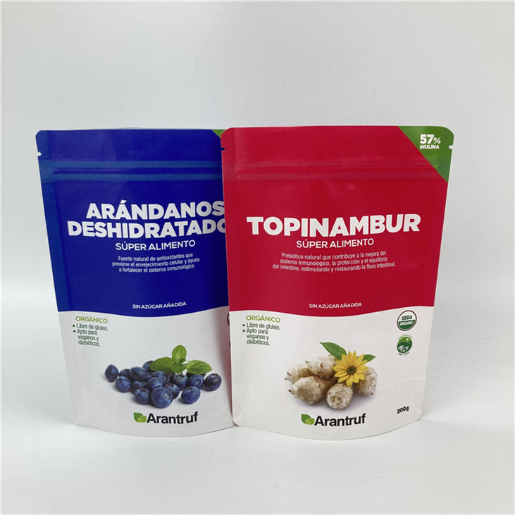 Taille personnalisée / Design Impression colorée Doypack Matériau écologique et sûr