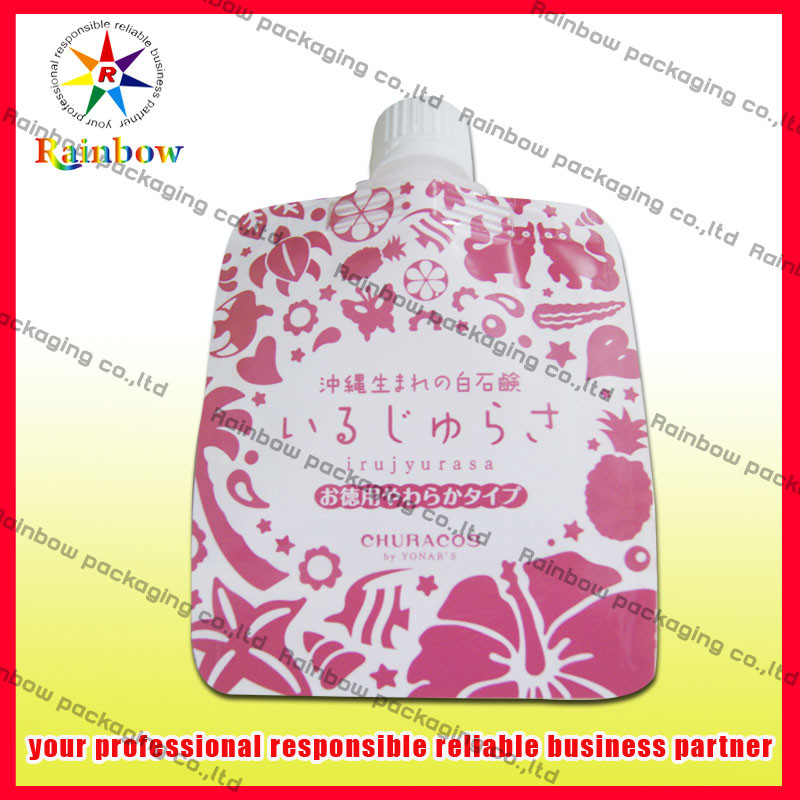 Tenez la soudure à chaud d'emballage de poche de bec d'aluminium pour le jus, ANIMAL FAMILIER/AL/PE