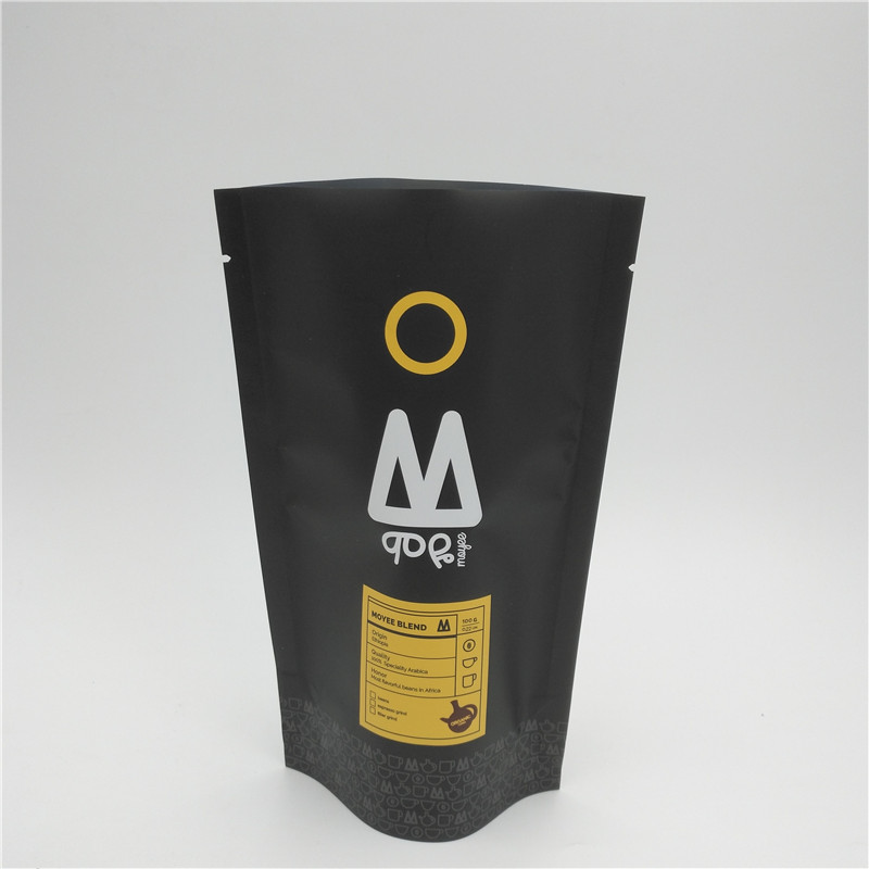 L'emballage biodégradable de grain de café de l'Ethiopie met en sac 500 grammes 16 onces avec la tirette