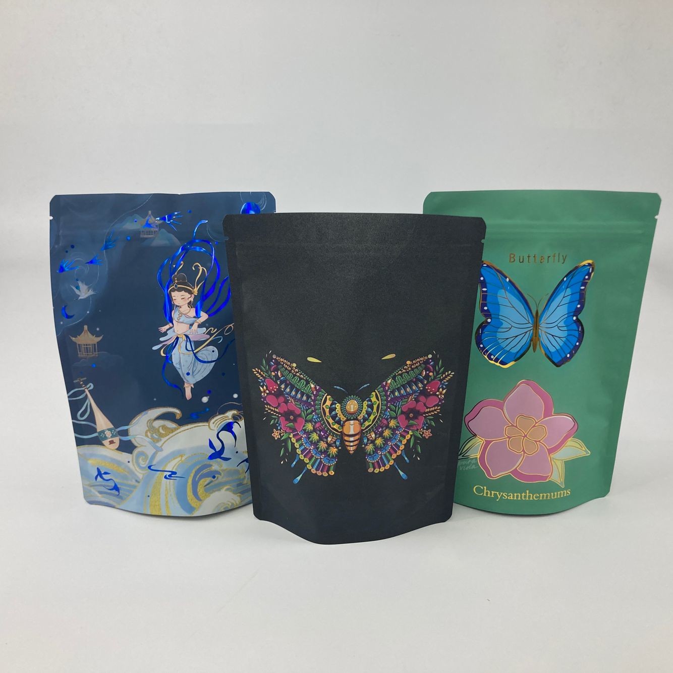 Sacs d'emballage en plastique à base de noix de chocolat