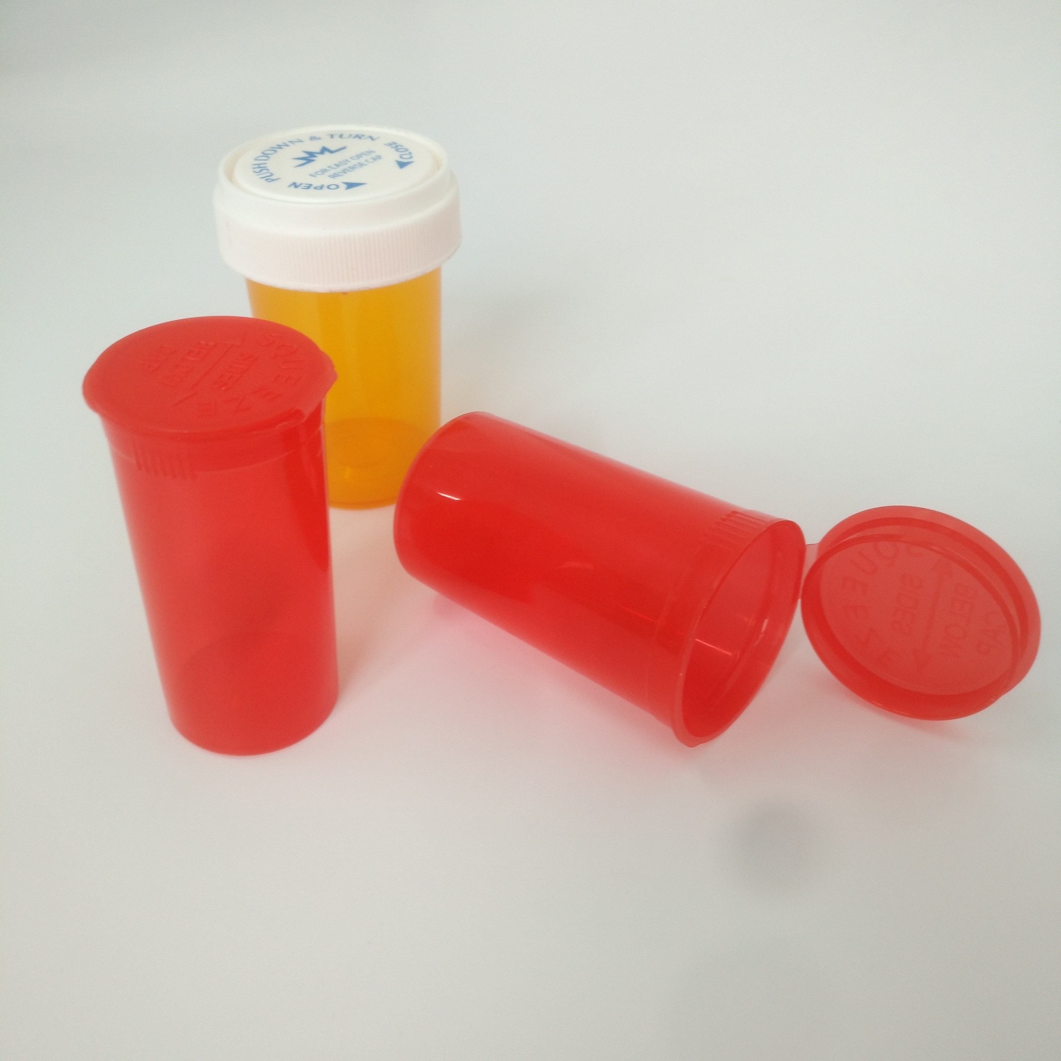 bouteilles en plastique étanches aux enfants pour emballage chimique