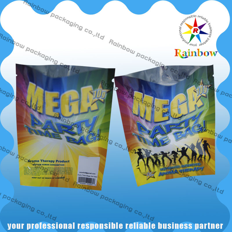 Soudure à chaud adaptée aux besoins du client d'emballage de poche de papier d'aluminium pour la nourriture