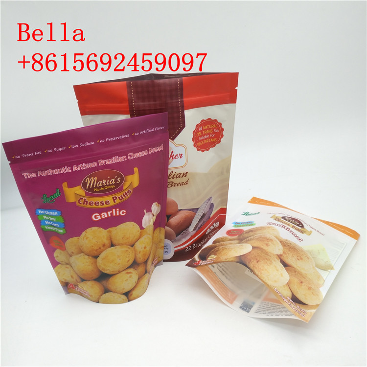 L'emballage de casse-croûte de serrure de fermeture éclair met en sac la MANIE de GV diplôméee avec le fond clair