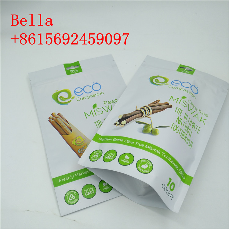 Résistance zip-lock de piqûre de preuve de lumière d'emballage de sac de casse-croûte de finition de Matt