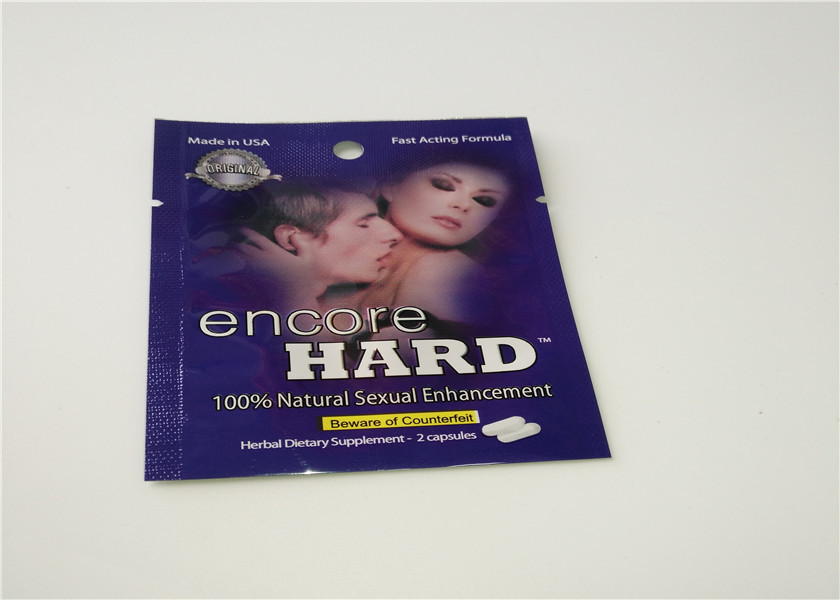 Matériel mat de empaquetage de l'encens de fines herbes OPP de papier d'aluminium avec la couleur transparente