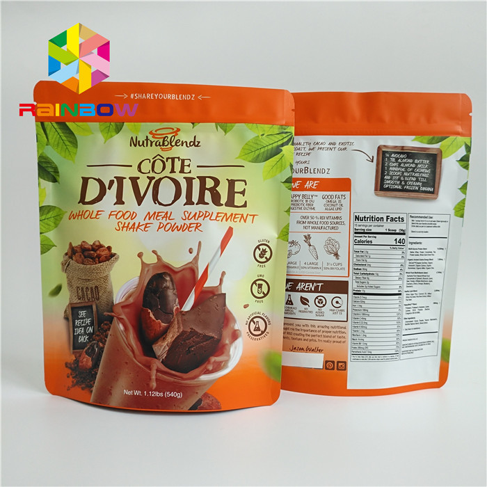 Le papier d'aluminium stratifié brillant met en sac 100mircon pour des biscuits de cuisson de sucre