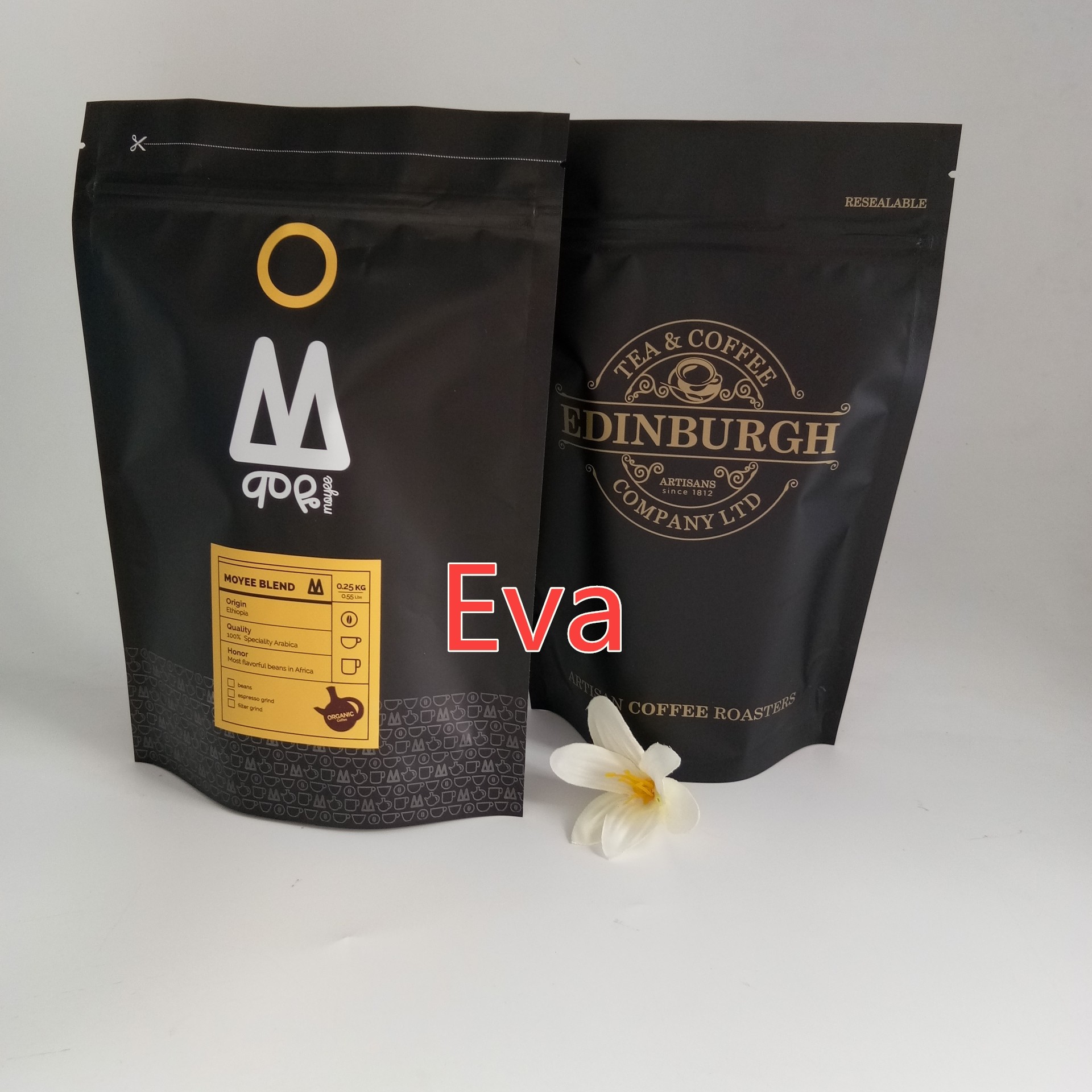 Les sacs à thé approuvés par le FDA empaquetage, clair tiennent des sacs avec le robinet de bec