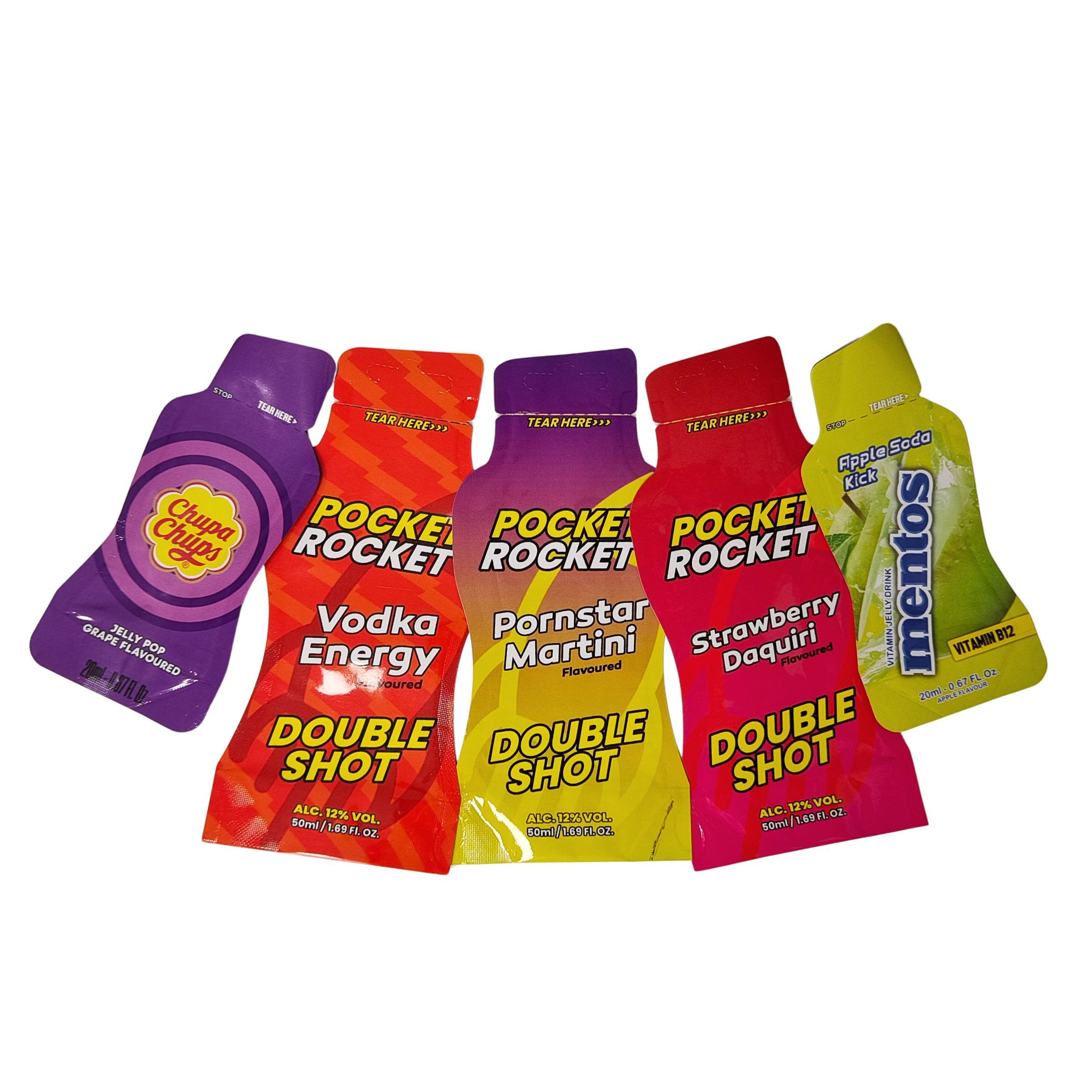 Sac en Mylar holographique imprimé sur mesure  Emballage biodégradable refermable pour sacs de collations alimentaires