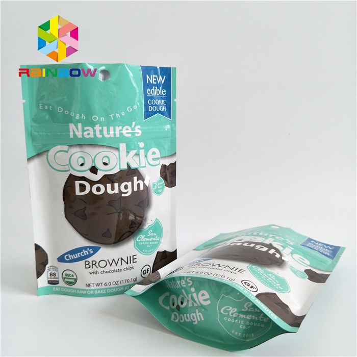 Sacs d'emballage de collations de petite taille avec poignée de fermeture à glissière personnalisée