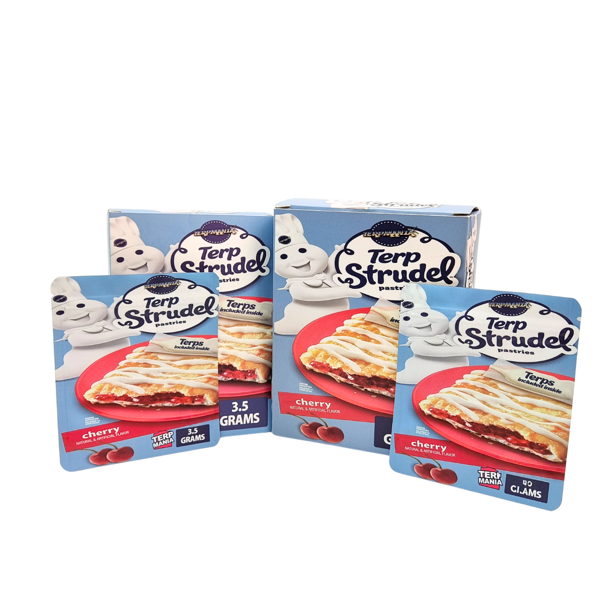 Sacs Mylar personnalisés 3.5g 7g 14g résistants aux odeurs avec boîtes