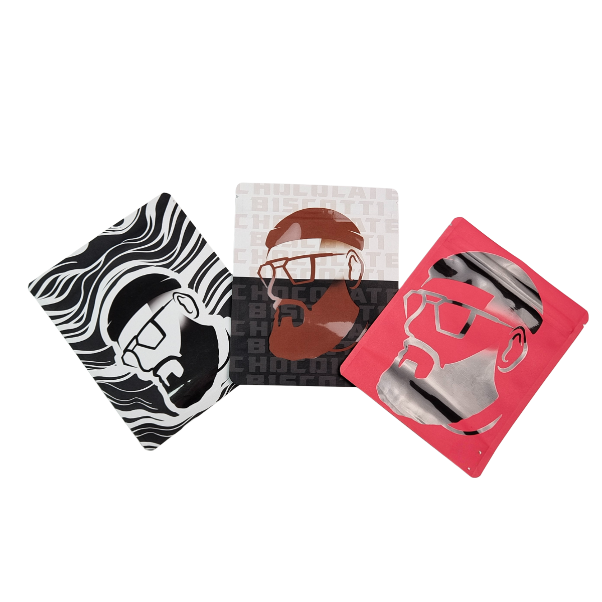 Sacs alimentaires Mylar imprimés sur mesure à l'odeur résistante à la fermeture de 3,5 à 28 g