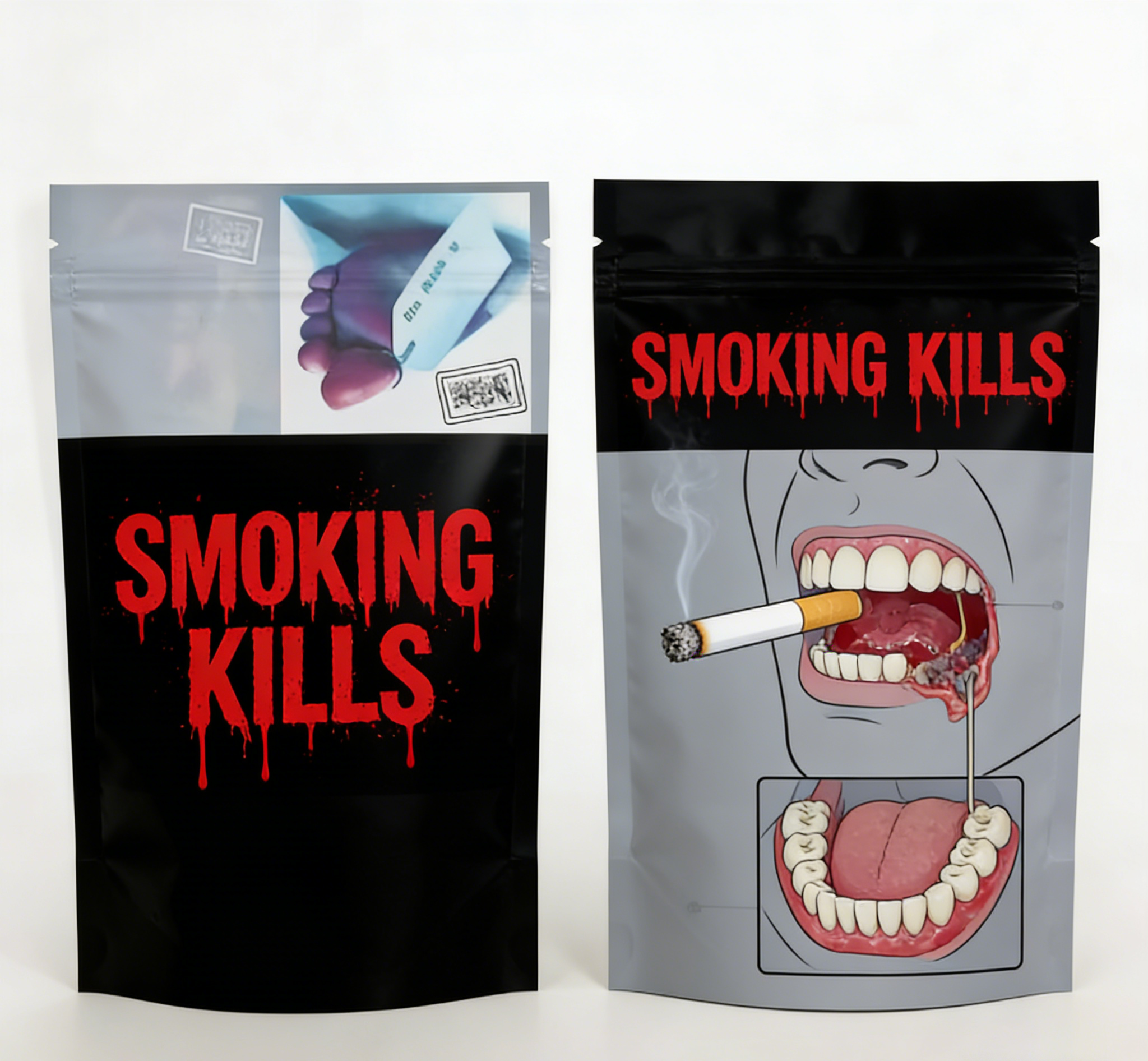 Sac à fermeture à glissière Mylar à l' odeur imprimé sur mesure