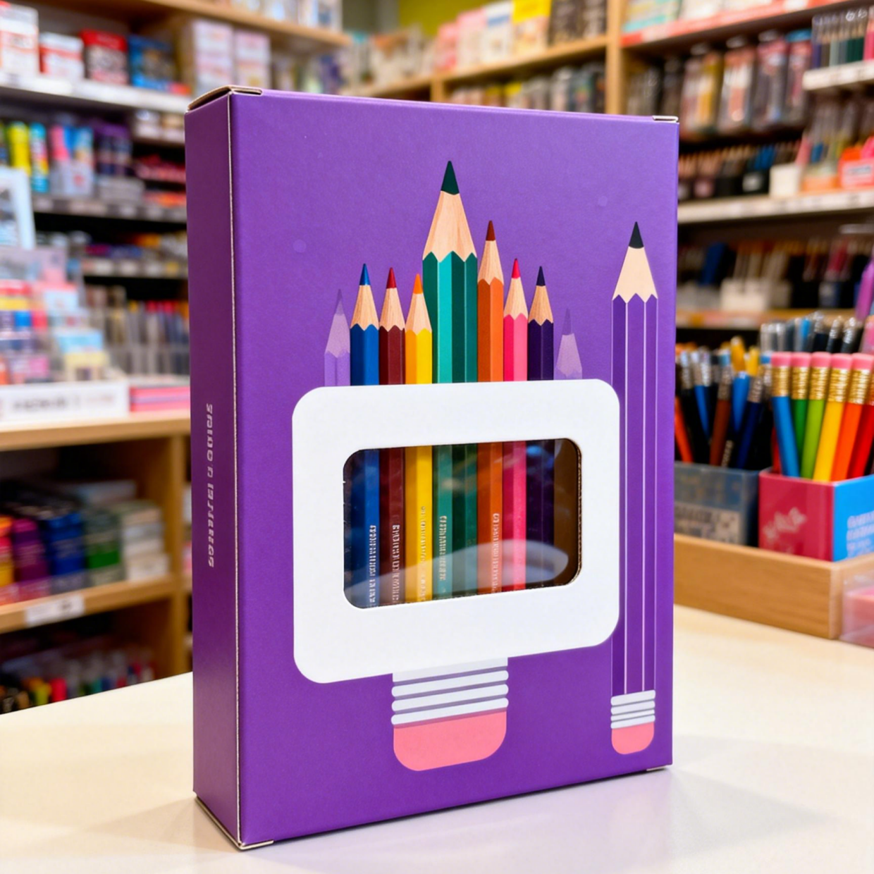 Boîte en papier de taille personnalisée avec fenêtre transparente pour présentation et épaisseur de 350g pour emballage alimentaire