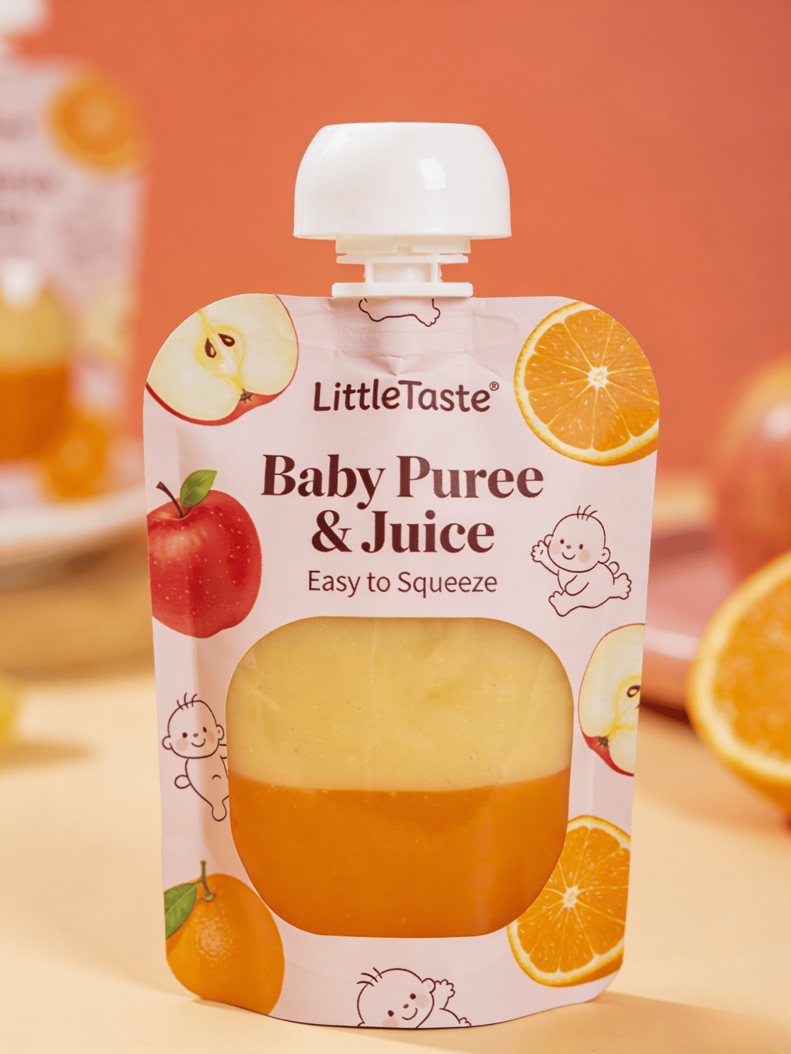 Sacoche à bouteille personnalisée de 30 ml pour purée de yogourt de fruits jus de bébé pour bébé alimentation complémentaire en forme de sacoche à bouteille sac en plastique
