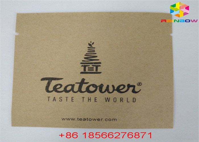 La poche adaptée aux besoins du client réutilisable de nourriture de sacs en papier tiennent la preuve zip-lock d'odeur avec la fenêtre