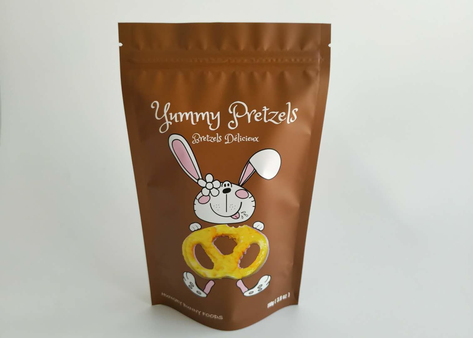 Foil d'aluminium stratifié Stand up k Sacs de viande de bœuf séchée Snack Emballage Durable