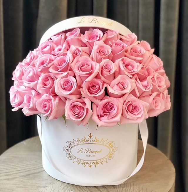 Boîtes rondes de fleur de boîte de papier de carton recyclable imperméable d'emballage avec le logo