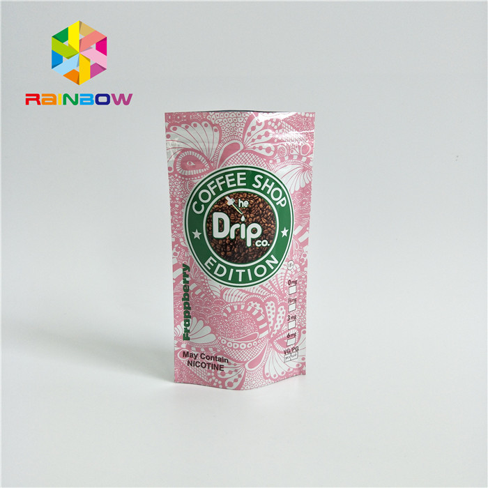 L'empaquetage matériel stratifié de sachets en matière plastique zip-lock tiennent des sacs avec une valve de manière