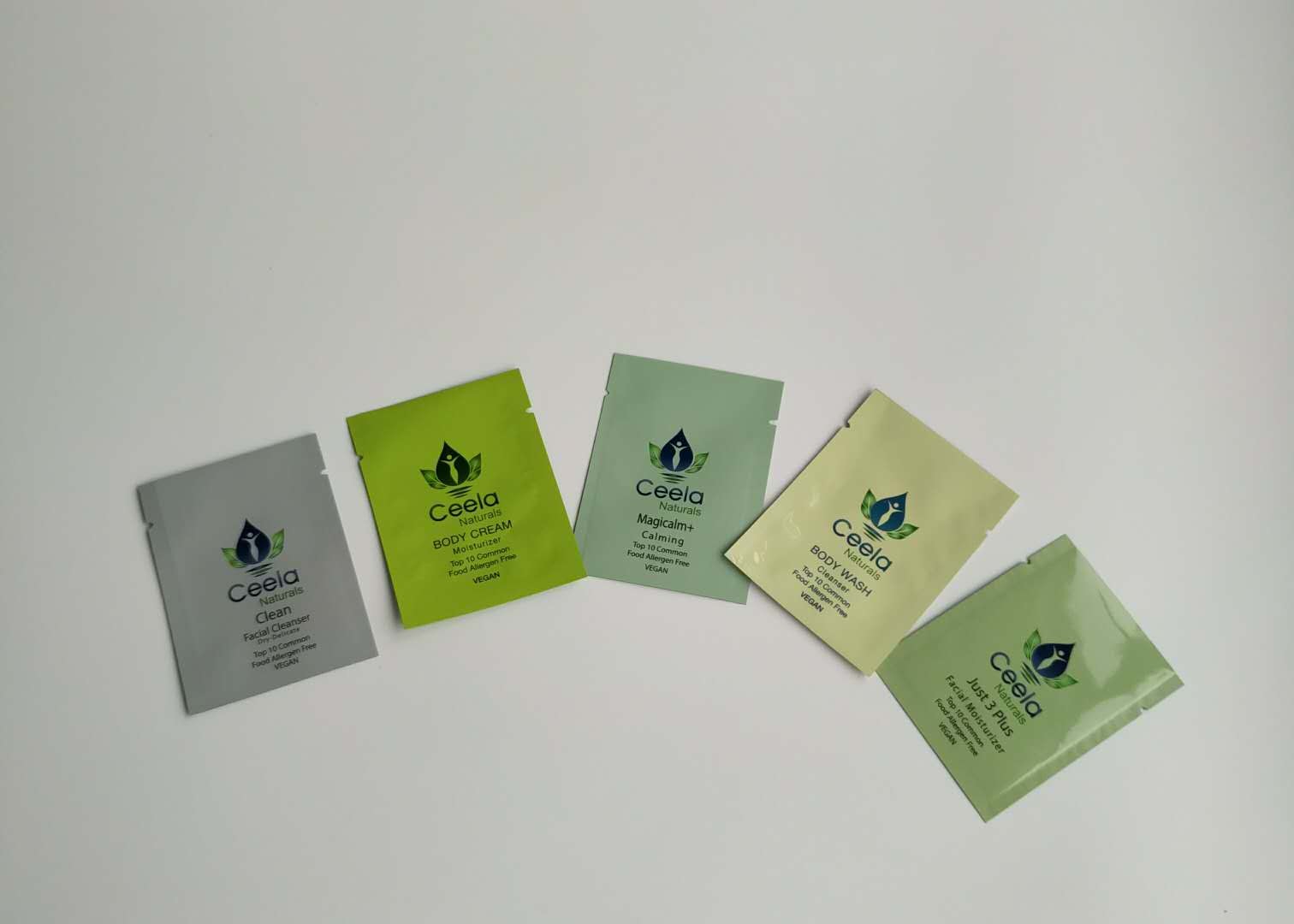 Sachet 5ml fait sur commande d'emballage de crème de peau de sac de Digital de poche cosmétique d'impression