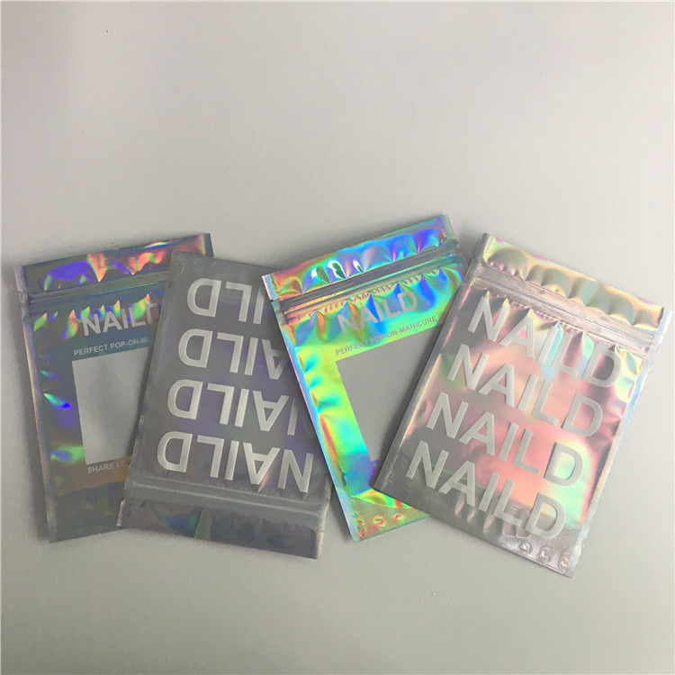 Maquillage Mylar réutilisable de sac de papier aluminium de SGS/FDA empaquetant le côté trois scellé