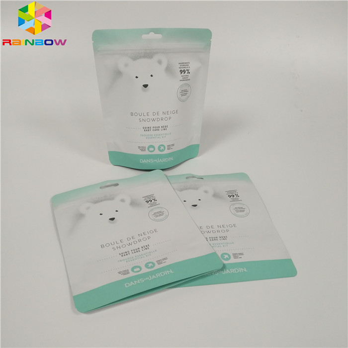 Le dessus de tirette tiennent le sel de Bath d'emballage de poche d'aluminium le corps de papier d'aluminium que frottent des sacs