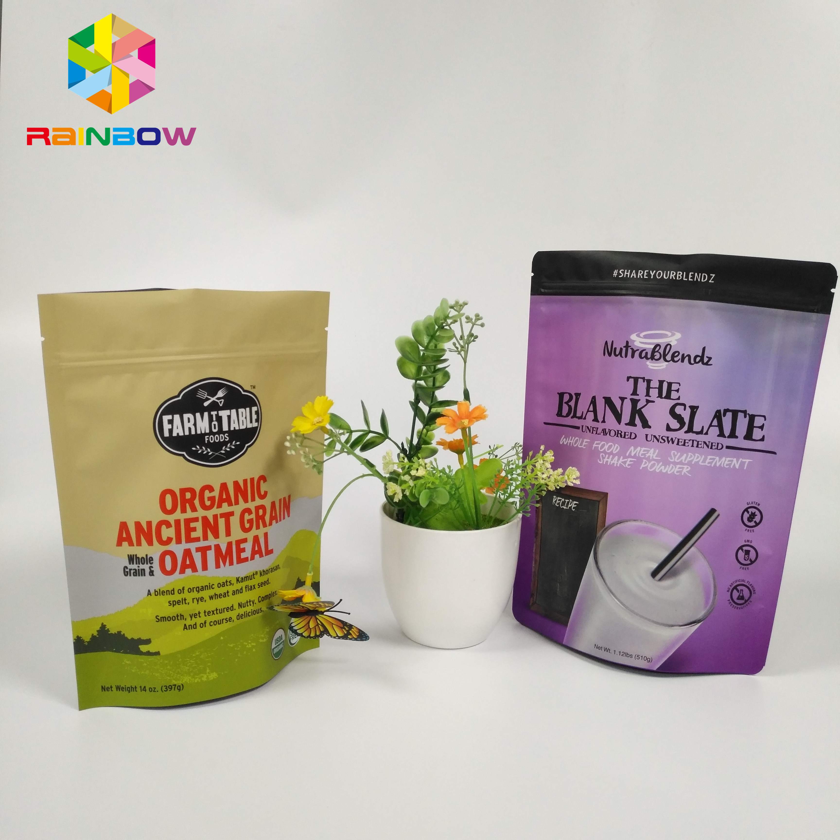 Le papier aluminium rescellable d'emballage de sac de casse-croûte tiennent la poche de serrure de fermeture éclair de Doypack