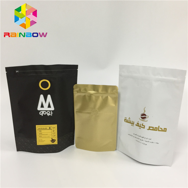 FDA a stratifié la tirette d'emballage de poche d'aluminium tiennent la poche avec l'impression de gravure