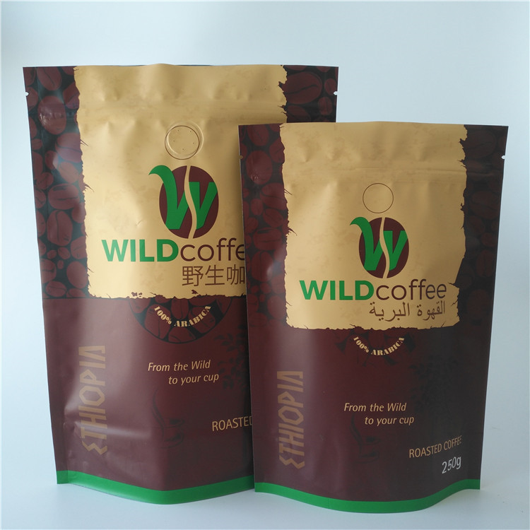 La coutume a imprimé le papier d'aluminium tiennent l'approbation mate recyclable de GV de PDA de finition de poche