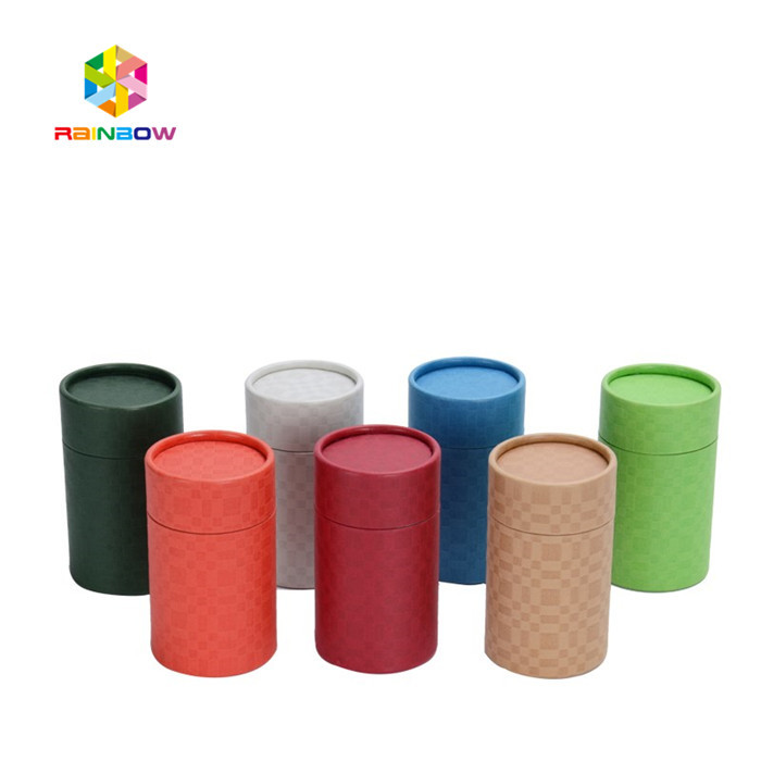 Tube cosmétique d'emballage de carton de cylindre de boîte de papier d'affichage de boîte de soins de la peau