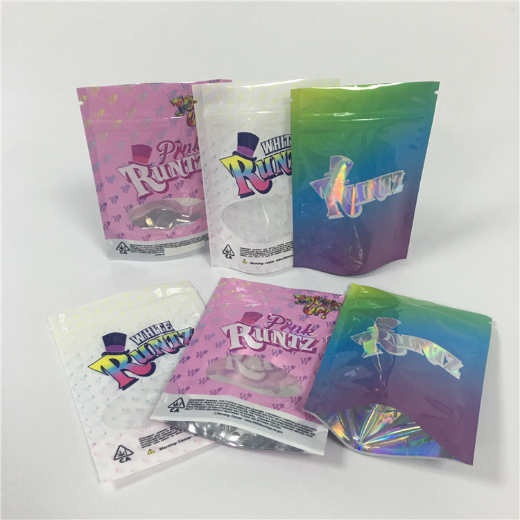 Les garçons de fines herbes durables Runtz de jungle d'emballage d'encens met en sac la preuve d'odeur de biscuits