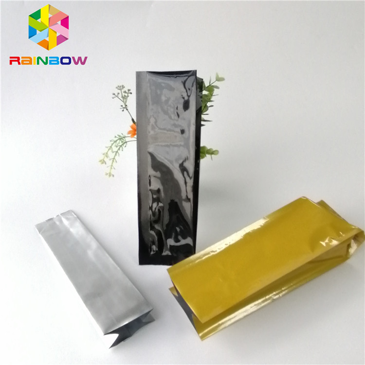 Le papier d'aluminium rescellable tiennent le sachet à thé de café de rôti de gousset de côté de la poche 12oz 16oz