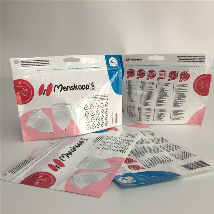 Les sacs de gousset du fond de vapeur de micro-onde brillants tiennent la poche en plastique de cornue de stérilisateur