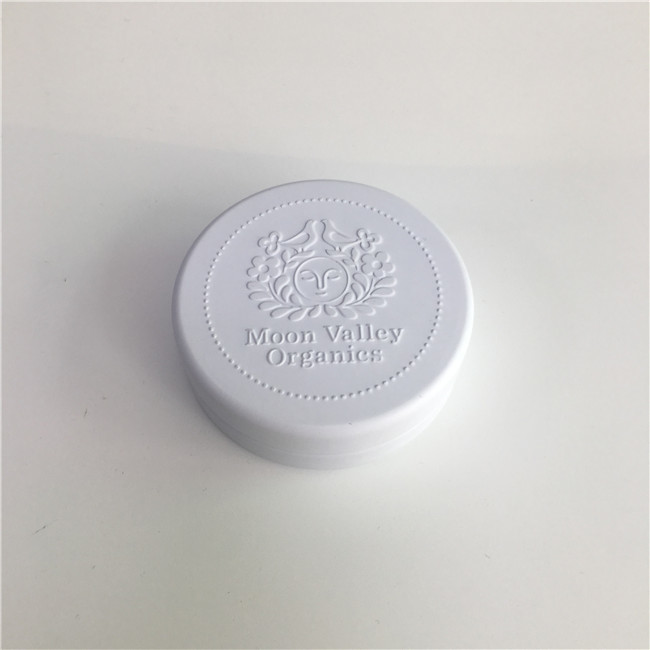 Le pot en aluminium rond 5ml-200ml de boîte en fer blanc de bord doux de catégorie comestible a adapté le logo aux besoins du client