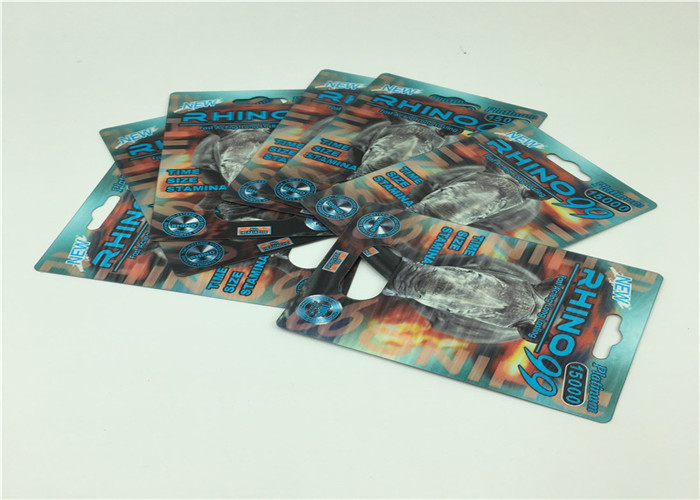 Emballage durable de carte de papier pour les pilules naturelles de amélioration de sexe de représentation de mâle