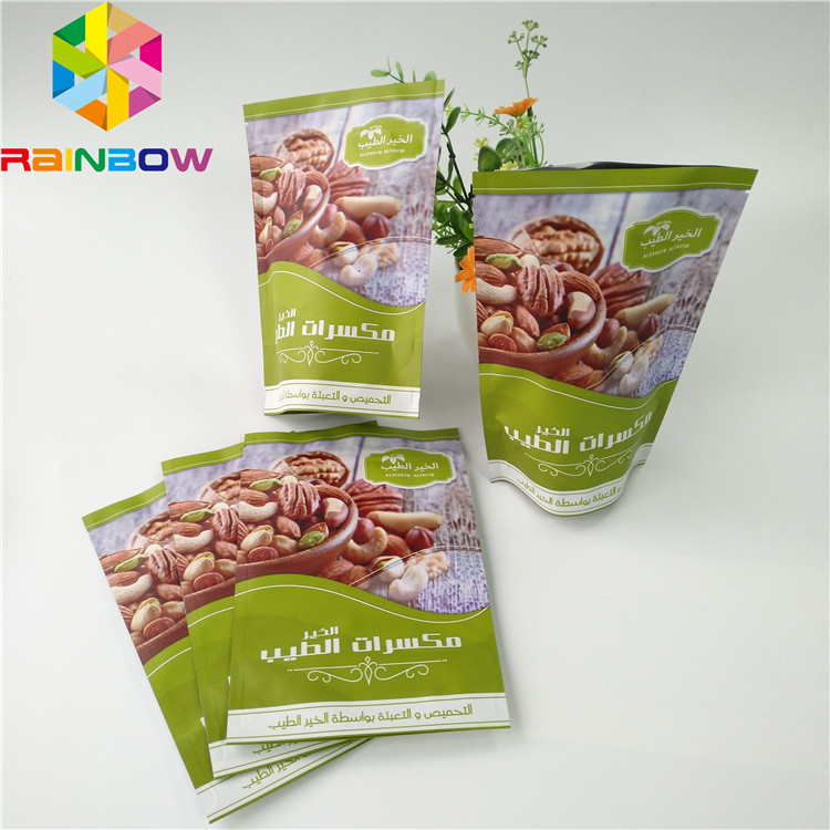 Le sac mat zip-lock supérieur rescellable de poche de Doypack de papier d'aluminium pour l'écrou/sèche le fruit