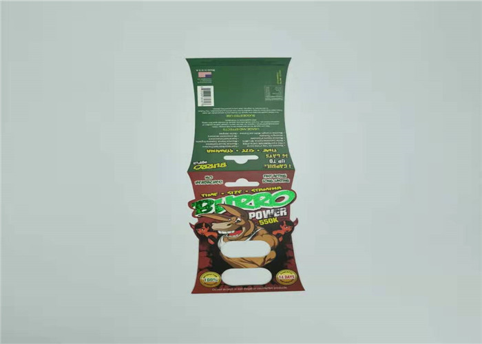 Carte en plastique d'insertion de pilules de sexe de capsule d'emballage de carte de boursouflure du rhinocéros 69-9000 pour Enhancemen masculin