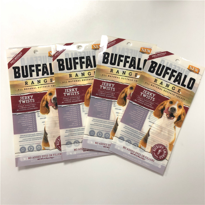 Poches en plastique sûres de chien/chat/tortue/nourriture pour poissons de sac d'emballage de nourriture avec le zip-lock réutilisable