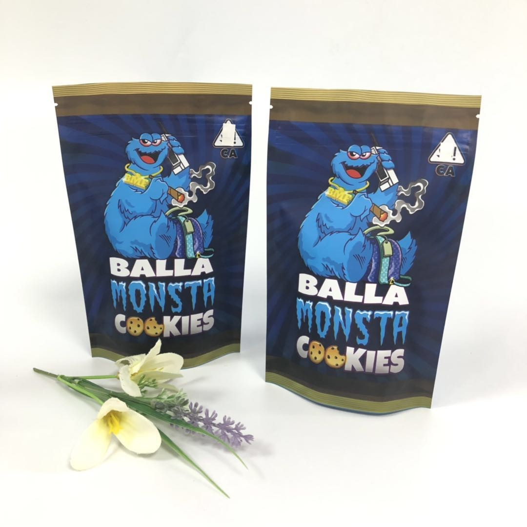 1 preuve de fines herbes médicale d'odeur d'emballage d'encens d'Edibles de 8 biscuits biodégradable