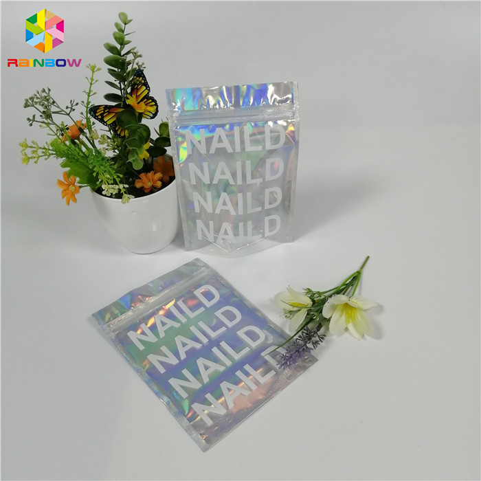 La tirette d'impression de Digital en plastique tiennent le sac de papier d'aluminium pour le cosmétique/fard à paupières