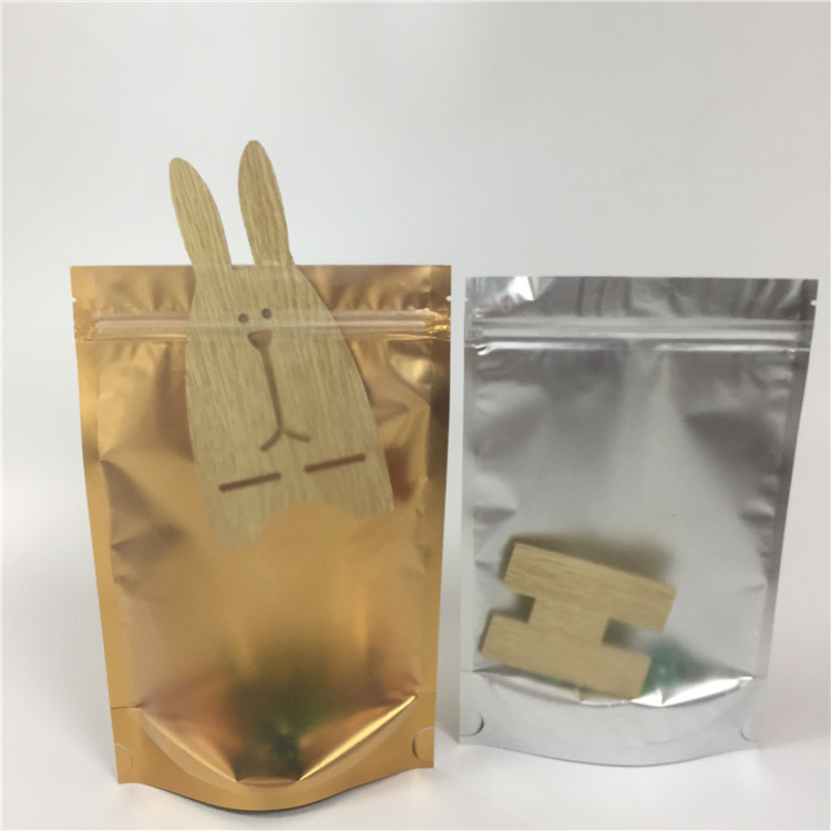 Le sac stratifié de serrure de fermeture éclair de papier d'aluminium tiennent étanche à l'humidité latéral transparent de poche