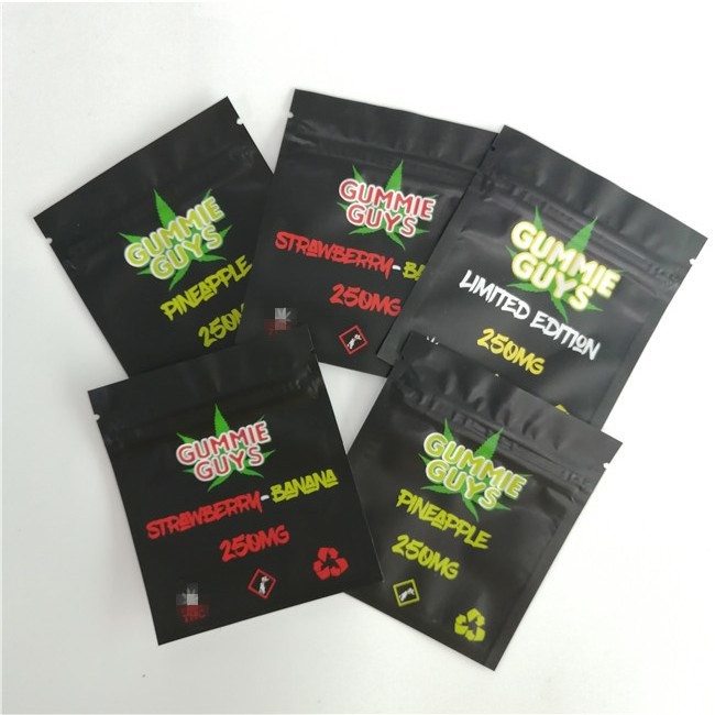 Nourriture rescellable trois étanches à l'humidité de sac de serrure de fermeture éclair de papier d'aluminium - côté scellé